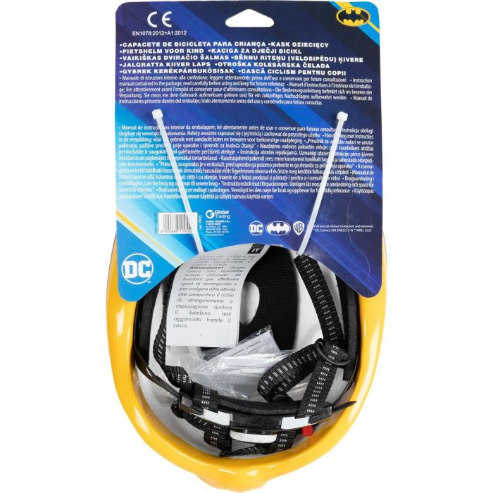 Casque de Cyclisme pour Enfants Batman CZ10955 M Noir/Jaune 1 Casque de Cyclisme pour Enfants Batman CZ10955 M Noir/Jaune 1