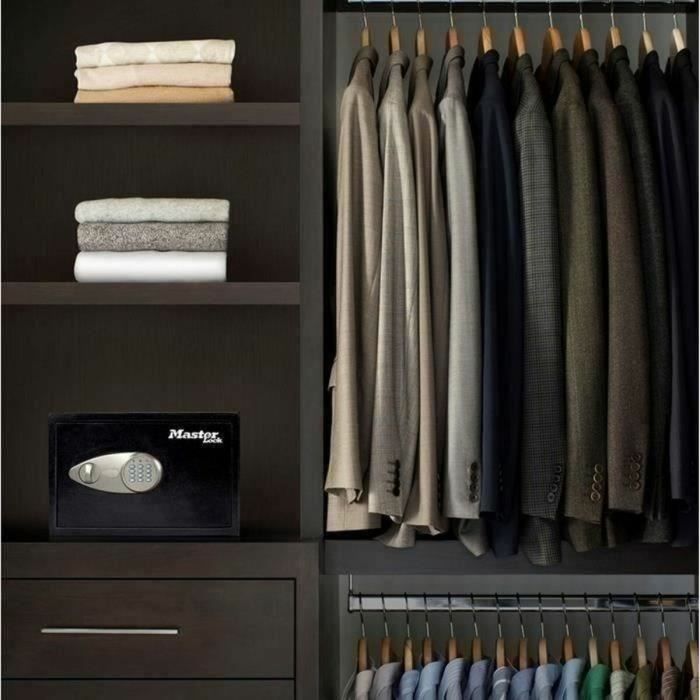 Coffre-fort avec Serrure Électronique Master Lock X055ML Noir/Gris 16 L Acier 3 Coffre-fort avec Serrure Électronique Master Lock X055ML Noir/Gris 16 L Acier 3