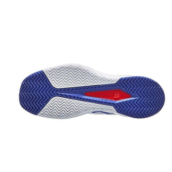 Chaussures de Tennis pour Homme Wilson Rush Pro Lite Bleu Blanc S 2 Chaussures de Tennis pour Homme Wilson Rush Pro Lite Bleu Blanc S 2