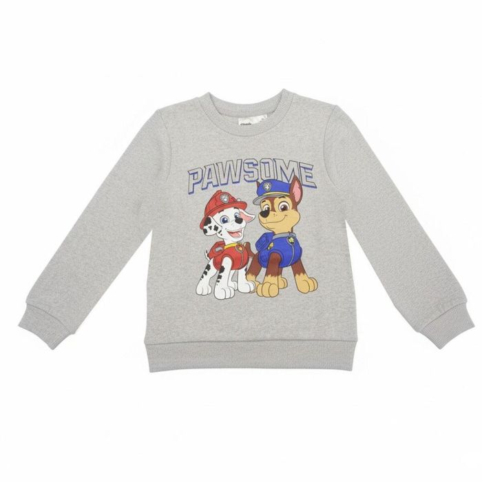 Sweat-shirt Enfant The Paw Patrol Gris 0 Sweat-shirt Enfant The Paw Patrol Gris 0