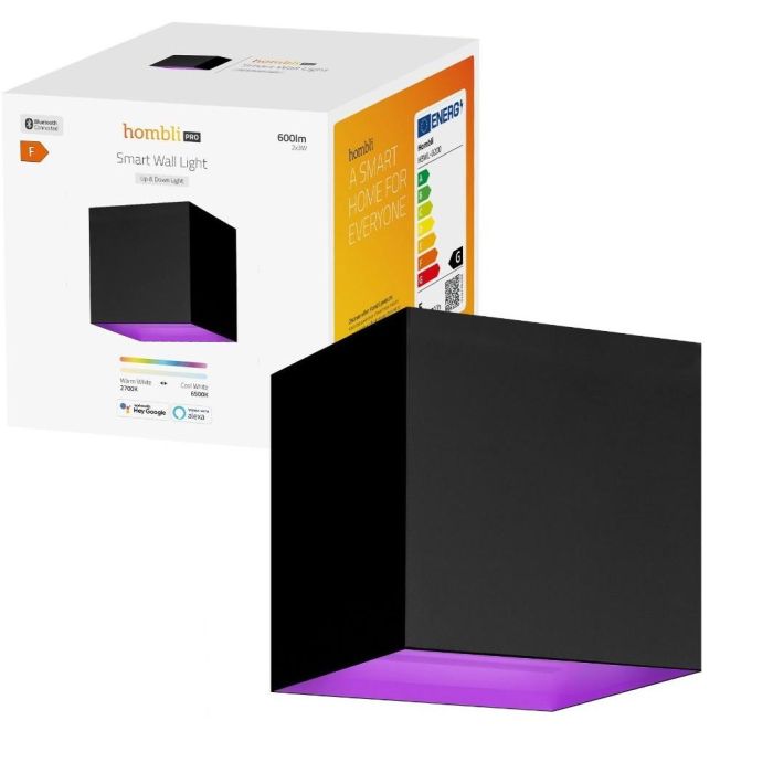 Hombli smarte Außenwandleuchte, schwarz 1 Hombli smarte Außenwandleuchte, schwarz 1