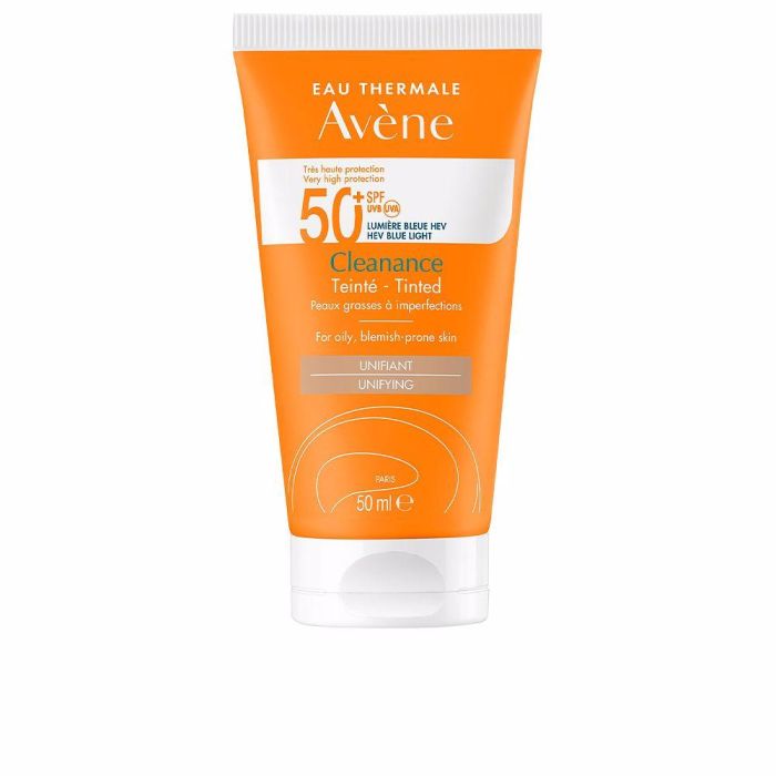Avène Solaire Cleanance Crème Solaire Teintée Spf 50+ 50 mL 0 Avène Solaire Cleanance Crème Solaire Teintée Spf 50+ 50 mL 0