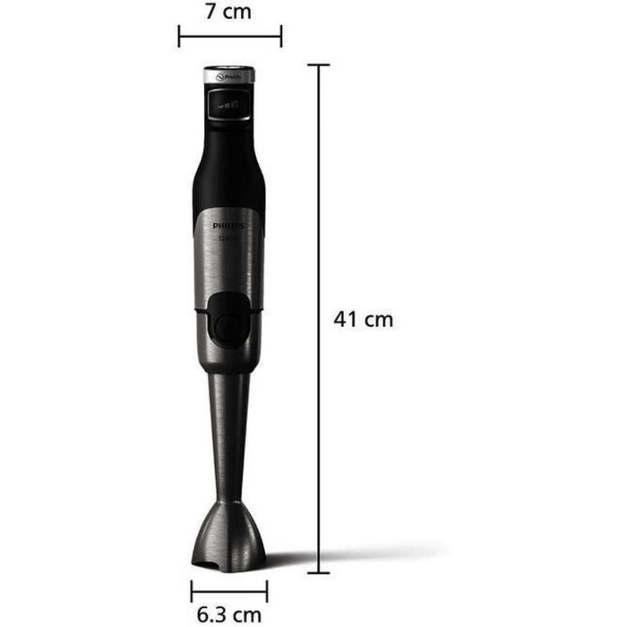 Mixeur plongeant Philips HR2684/00 Noir 1200 W 17 Mixeur plongeant Philips HR2684/00 Noir 1200 W 17
