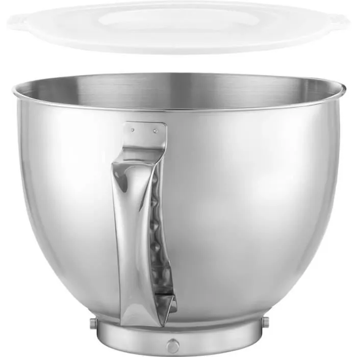 Sencor Robot Pâtissier STM 6377CH - 1000 W, Bol Inox 4.5L, Batteur Pétrisseur FLEXI, Hachoir, Mixeur, 6 Ans Garantie, 5 Accessoires, Éclairage LED
