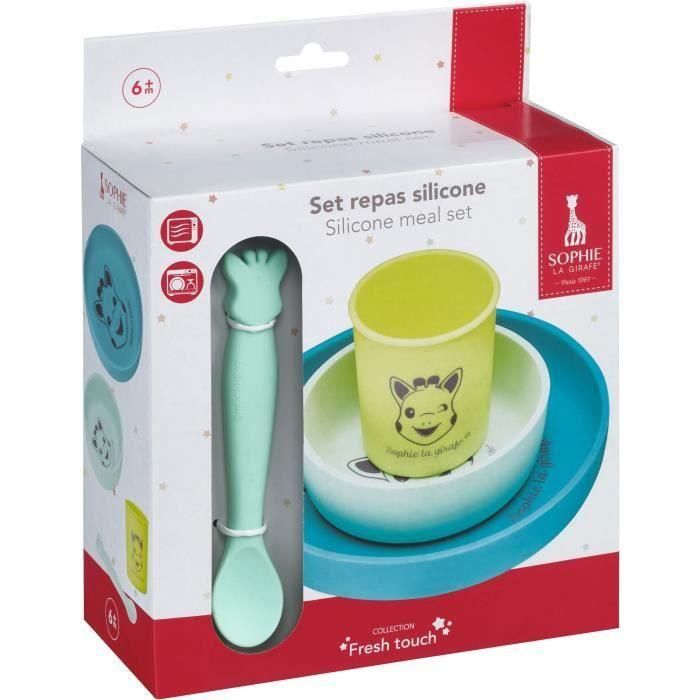 Set Repas - Vulli - Fresh Touch - Silicone 2
