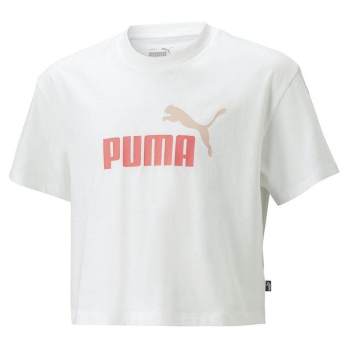 T shirt à manches courtes Enfant Puma 845346 52 Blanc 0 T shirt à manches courtes Enfant Puma 845346 52 Blanc 0