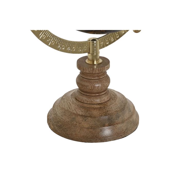 Globe terrestre Home ESPRIT Bleu Doré Naturel Vintage 15 x 15 x 24 cm 1