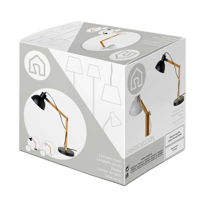 Flexo/Lampe de bureau Blanc Naturel 37 x 16 x 41 cm 1