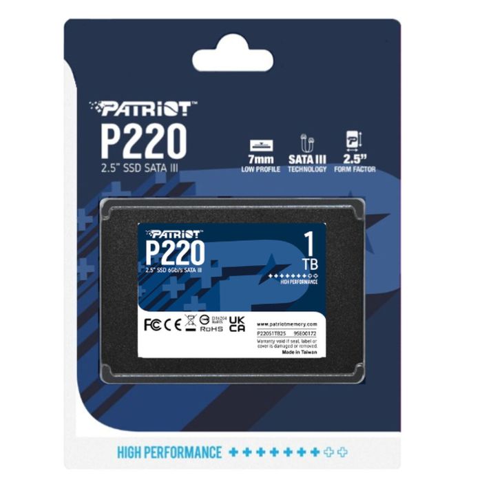 Disque dur Patriot Memory P220 1 TB SSD 2 Disque dur Patriot Memory P220 1 TB SSD 2