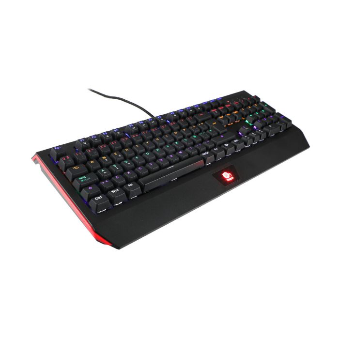 Clavier pour jeu Talius Rune Noir Noir/Rouge Espagnol Qwerty 2