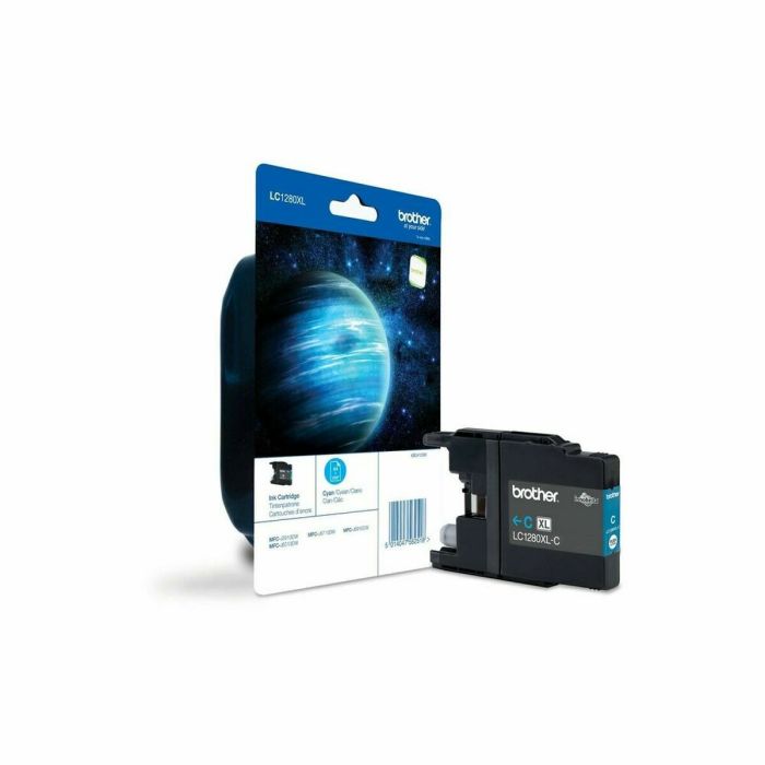 Cartouche d'encre originale Brother LC-1280XLCBP Cyan 1 Cartouche d'encre originale Brother LC-1280XLCBP Cyan 1