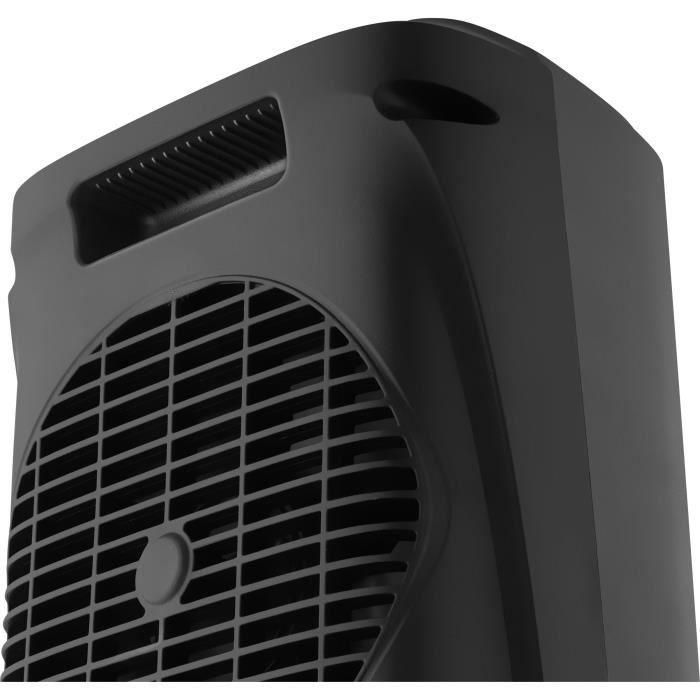 Sencor SFH 7601BK Radiateur ventilateur à air chaud céramique PTC 2000 W 3 niveaux, sécurité surchauffe et basculement, pour 10-15 m², Noir