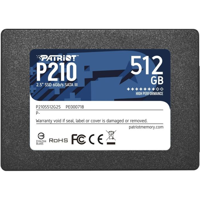 Disque dur Patriot Memory P210 512 GB SSD Disque dur Patriot Memory P210 512 GB SSD