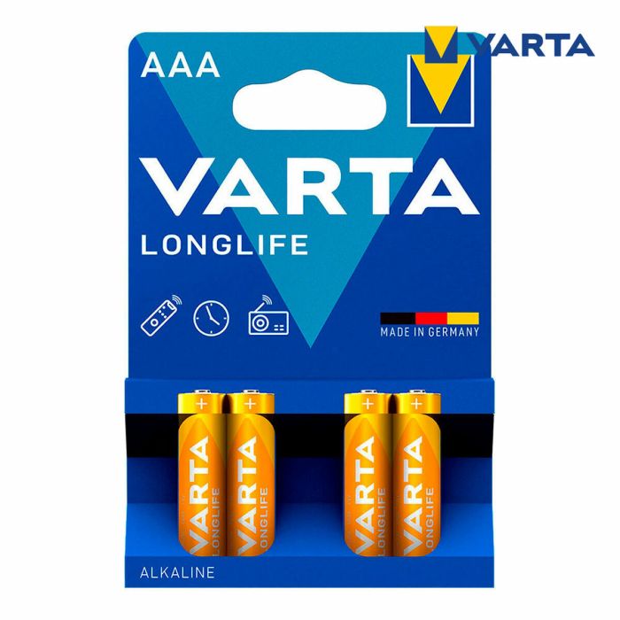 Piles Alcalines Varta 4103 1,5 V AAA (4 Unités) 1 Piles Alcalines Varta 4103 1,5 V AAA (4 Unités) 1