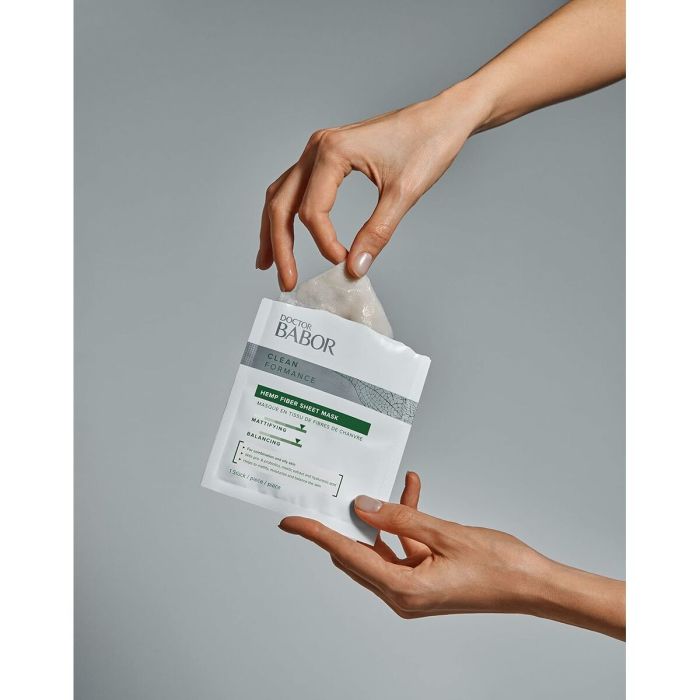 Masque facial Babor Doc Clean Hemp Fiber 1 Unité 4 Masque facial Babor Doc Clean Hemp Fiber 1 Unité 4