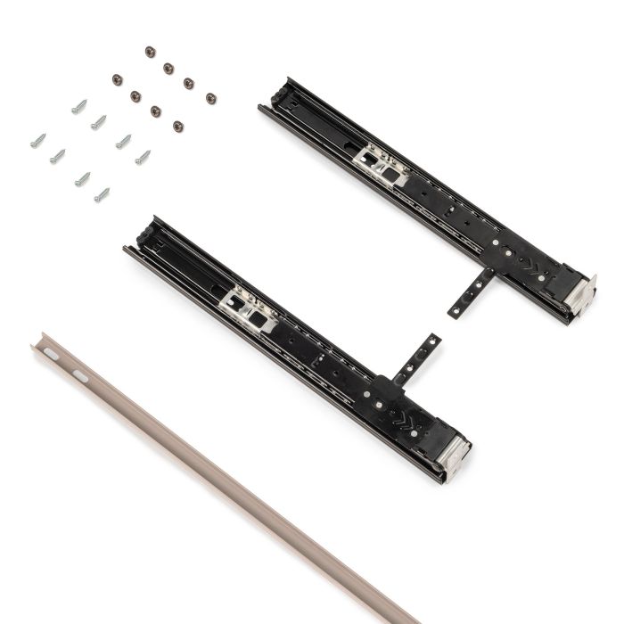 Emuca Miroir extractible pour l'intérieur de l'armoire, Peint gris pierre, Acier et Plastique et Verre 7 Emuca Miroir extractible pour l'intérieur de l'armoire, Peint gris pierre, Acier et Plastique et Verre 7