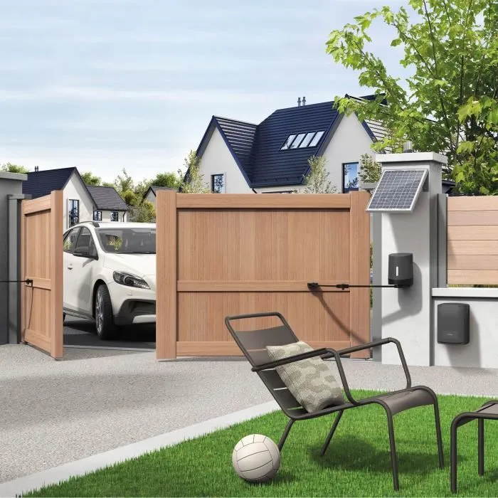 Avidsen Kit Solaire 114375 20W 24V pour Motorisation de Portail 1