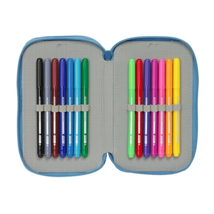 Fourre-tout Frozen Bleu 12,5 x 19,5 x 5,5 cm 37 Pièces 2