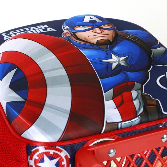 Cartable 3D avec roulettes Capitán América 5