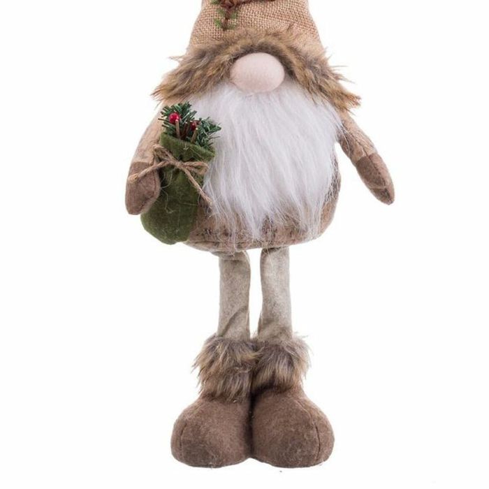 Décorations de Noël Beige Métal Tissu 18 x 9 x 53 cm 1