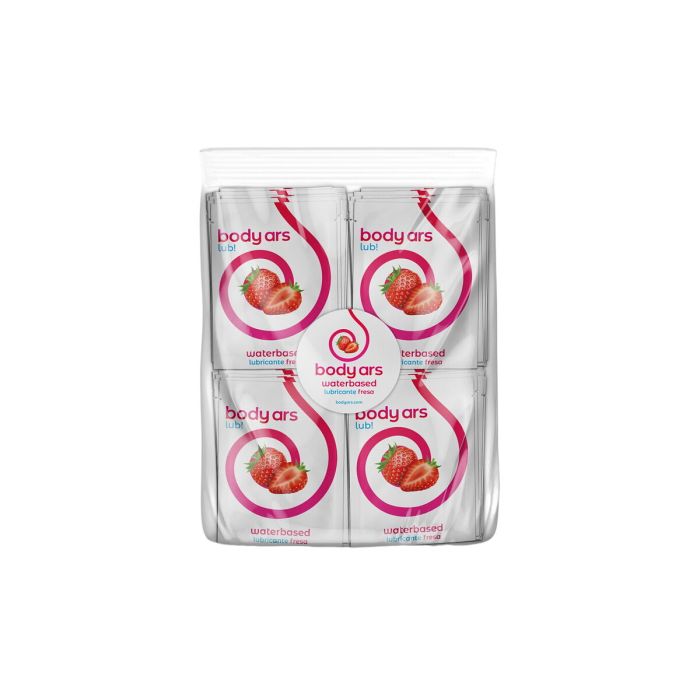 Lubrifiant à base d'eau Body Ars 4 ml Fraise 1
