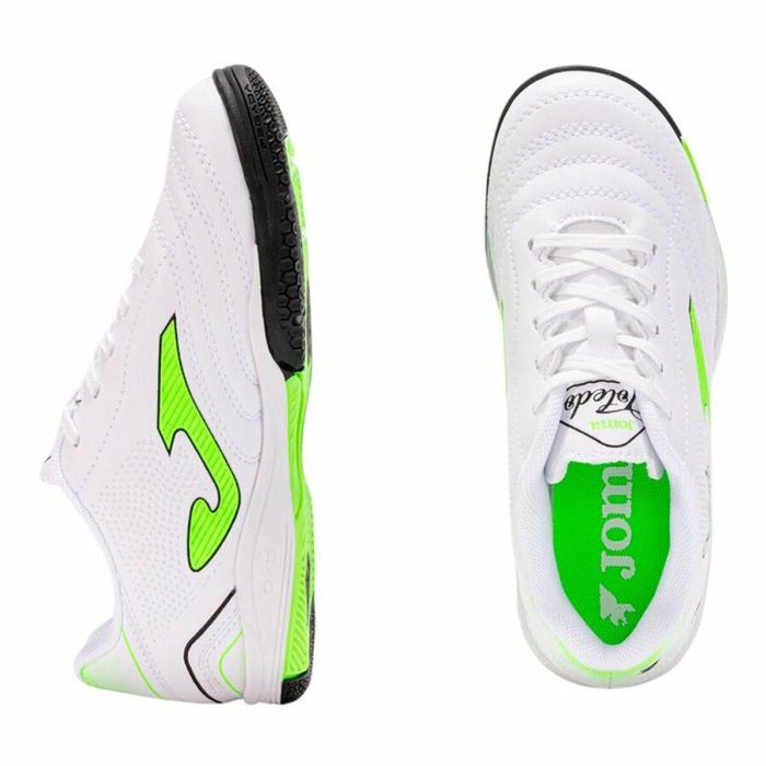 Chaussures de Futsal pour Adultes Joma Sport Top Flex Plus Men 2502 Blanc 2