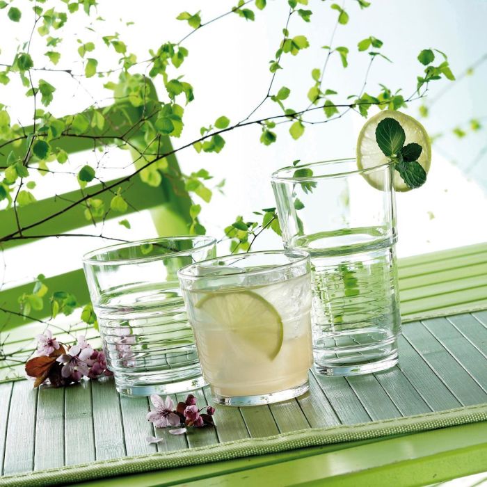 Set 6 Vasos Bajos Vidrio Spirale Arcoroc 25 cL 1 Set 6 Vasos Bajos Vidrio Spirale Arcoroc 25 cL 1