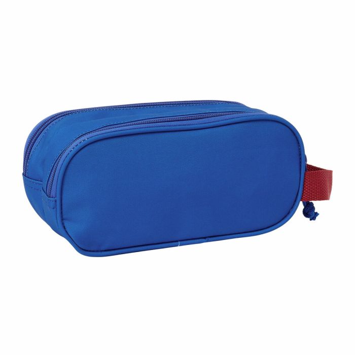 Trousse Fourre-Tout Double F.C. Barcelona Blue marine 21 x 8 x 6 cm 3D 2 Trousse Fourre-Tout Double F.C. Barcelona Blue marine 21 x 8 x 6 cm 3D 2
