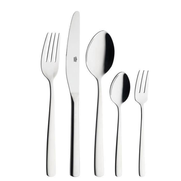 Ménagere GSW Acier Inox Massif 30 couverts 3