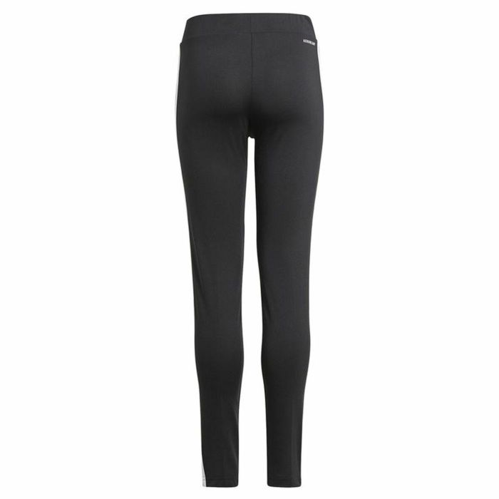 Leggings de Sport pour Enfants Adidas Design 2 Move 3 Stripes Noir 3 Leggings de Sport pour Enfants Adidas Design 2 Move 3 Stripes Noir 3