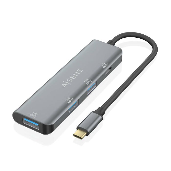 Hub USB Aisens A109-0764 Gris (1 Unité) 2