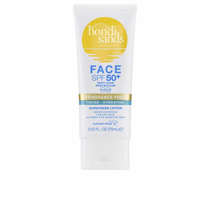 Crème Solaire Avec Couleur Bondi Sands FACE Spf 50+ 75 ml