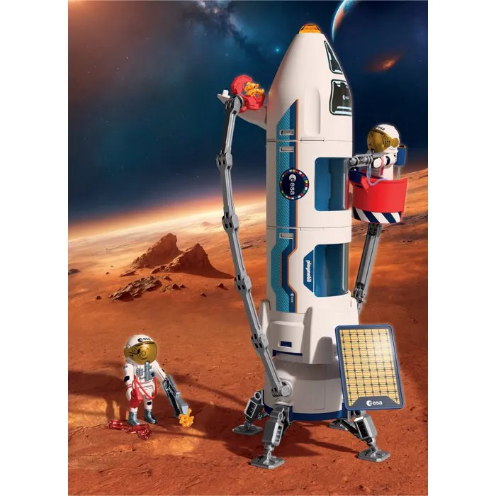 Playmobil 72011 - Fusée d'exploration sur Mars de l'ESA, Jeu de construction Espace, 71 pièces, À partir de 4 ans Playmobil 72011 - Fusée d'exploration sur Mars de l'ESA, Jeu de construction Espace, 71 pièces, À partir de 4 ans