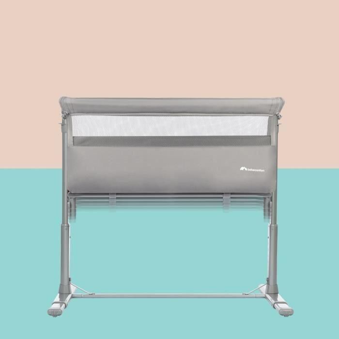 BEBECONFORT Zina Berceau Pliable Bebe & Cododo, 0-6 m (0-9 kg), 5 Positions de Hauteur Réglables, Matelas Inclinable, Mineral Grey 3 BEBECONFORT Zina Berceau Pliable Bebe & Cododo, 0-6 m (0-9 kg), 5 Positions de Hauteur Réglables, Matelas Inclinable, Mineral Grey 3