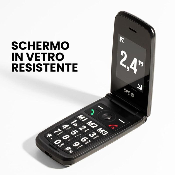 Téléphone portable pour personnes âgées SPC 2342A Bleu 128 GB 2,4" Téléphone portable pour personnes âgées SPC 2342A Bleu 128 GB 2,4"