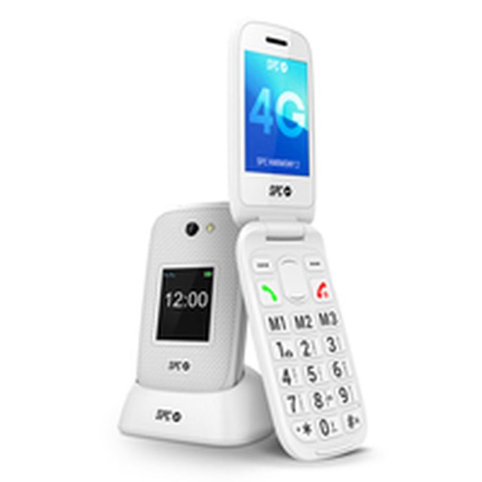 Téléphone portable pour personnes âgées SPC 2337B Blanc 128 GB 2,8" 10