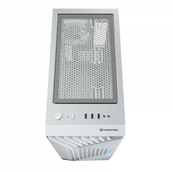 Boîtier ATX semi-tour Nfortec NF-CS-NERVIA-W Blanc 4