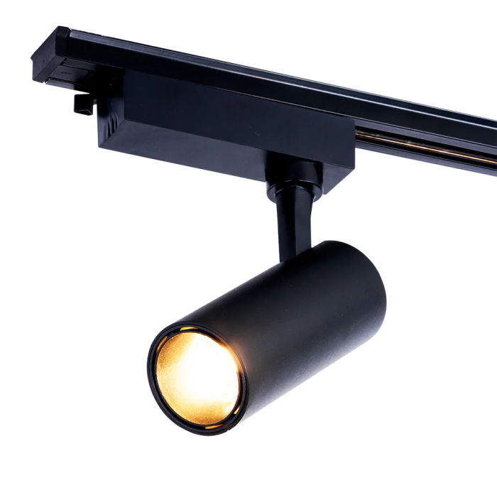 Lumiastra Éclairage sur Rail LED 20W 1880Lm CRI85 2700K Monophasé 40 000H LUM-ATB060012-B-WW 1
