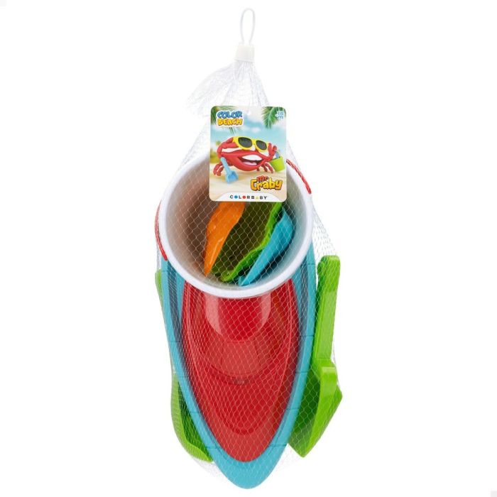 Set de jouets de plage Colorbaby 8 Pièces Bateau polypropylène (24 Unités) 1 Set de jouets de plage Colorbaby 8 Pièces Bateau polypropylène (24 Unités) 1