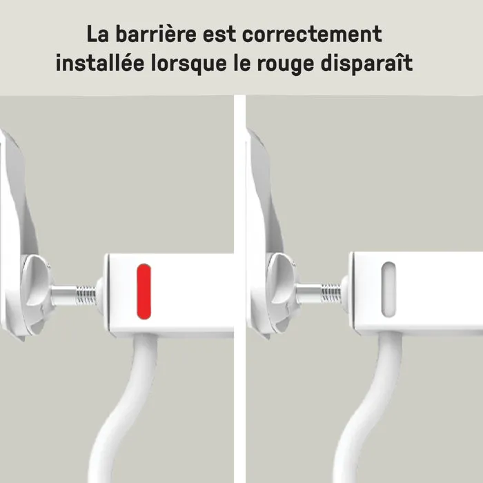Ingenuity Barrière de sécurité Easy Install sans perçage de 73 à 80 cm, installation par pression pour portes et escaliers Ingenuity Barrière de sécurité Easy Install sans perçage de 73 à 80 cm, installation par pression pour portes et escaliers
