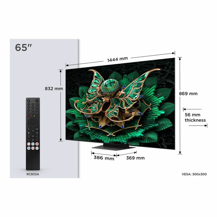 TV intelligente TCL 65C7K 65" 4K Ultra HD HDR QD Mini LED 1