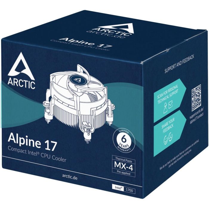 K Cooler Intel Arctic CPC Intel Alpine 17 | 1700 6