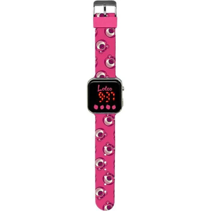Kids Licensing Montre LED LTS00017 avec personnage Lotso - Affichage heure/date, fond d'écran interchangeable - Pile CR2032 incluse Kids Licensing Montre LED LTS00017 avec personnage Lotso - Affichage heure/date, fond d'écran interchangeable - Pile CR2032 incluse
