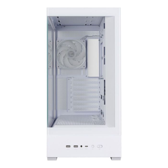 Boîtier ATX semi-tour Zalman P40 DS WHITE Blanc 4