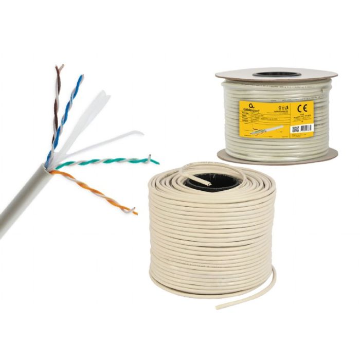 Câble Réseau Rigide UTP 6ème Catégorie GEMBIRD UPC-6004SE-SOL/100 100 m 1