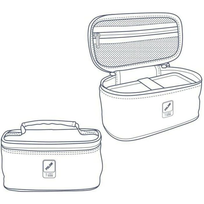 Sac Thermique Milan 1918 Blue marine 22 x 12,5 x 12 cm 1 Sac Thermique Milan 1918 Blue marine 22 x 12,5 x 12 cm 1