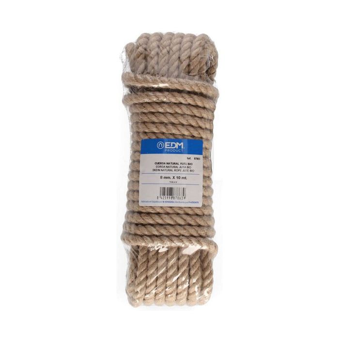 écheveau tressé EDM 87863 Naturel Jute 10 m 0 écheveau tressé EDM 87863 Naturel Jute 10 m 0