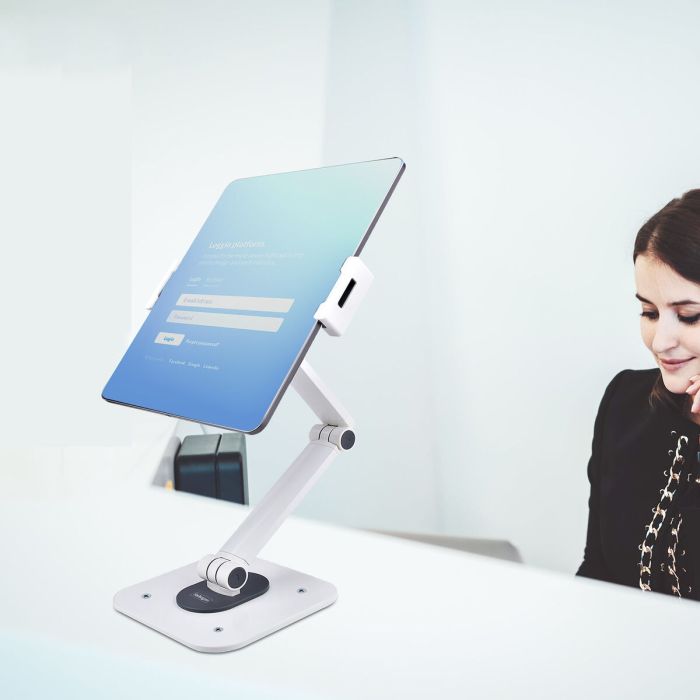Support de tablette Startech ADJ-TABLET-STAND-W Blanc 6