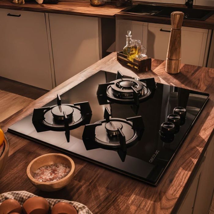 Plaque au gaz Cecotec Bolero Squad G 3200S 6250 W 58 x 51 cm 4 Plaque au gaz Cecotec Bolero Squad G 3200S 6250 W 58 x 51 cm 4