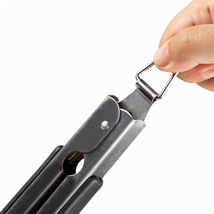 Ensemble d'ustensiles pour barbecue Aktive 3 Pièces Barbecue Acier inoxydable 9 x 41 x 5 cm (4 Unités) 2